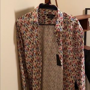 Flamingo Button Down